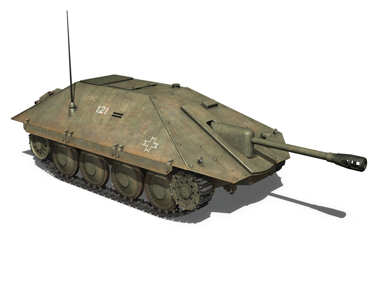 Maresal M-06 - Romanian tank hunter 3D model_6