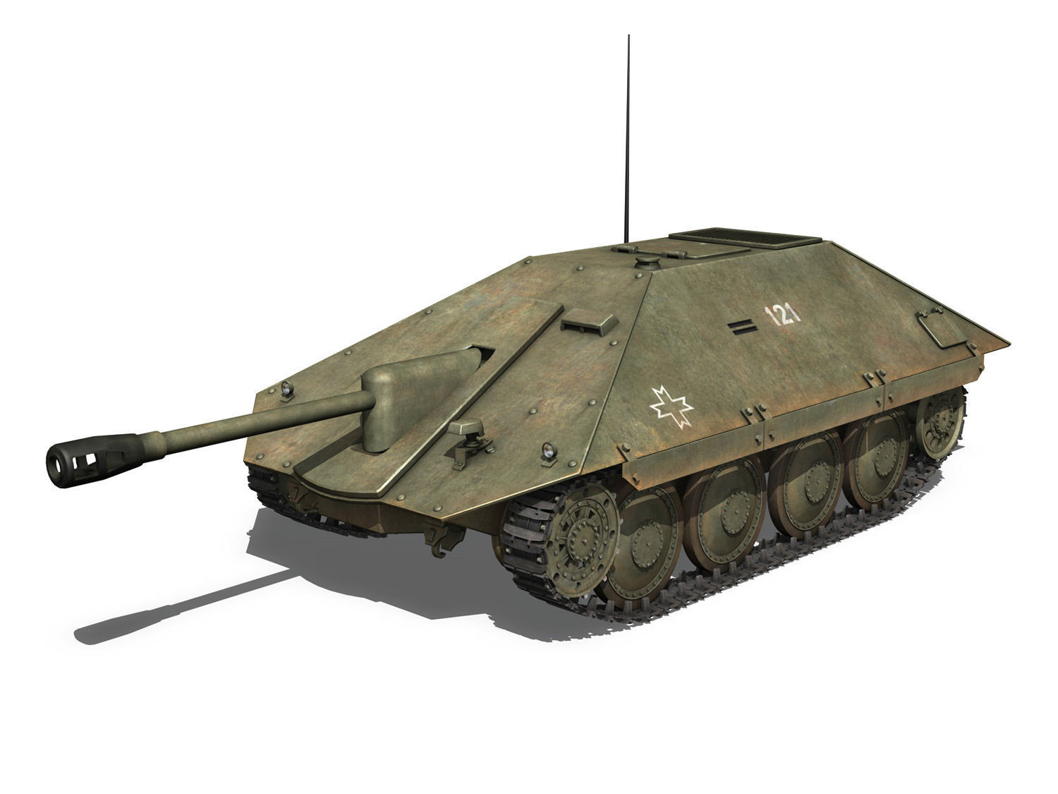 Maresal M-06 - Romanian tank hunter 3D model_2