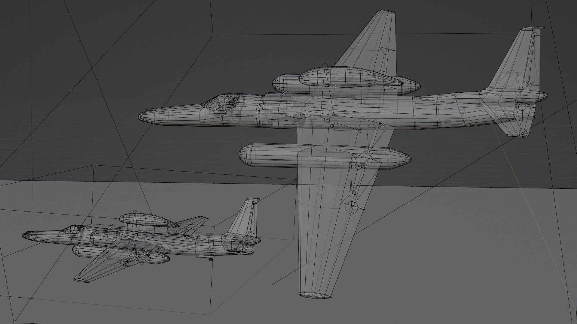 Lockheed U-2S Dragon Lady Low-poly 3D model_17
