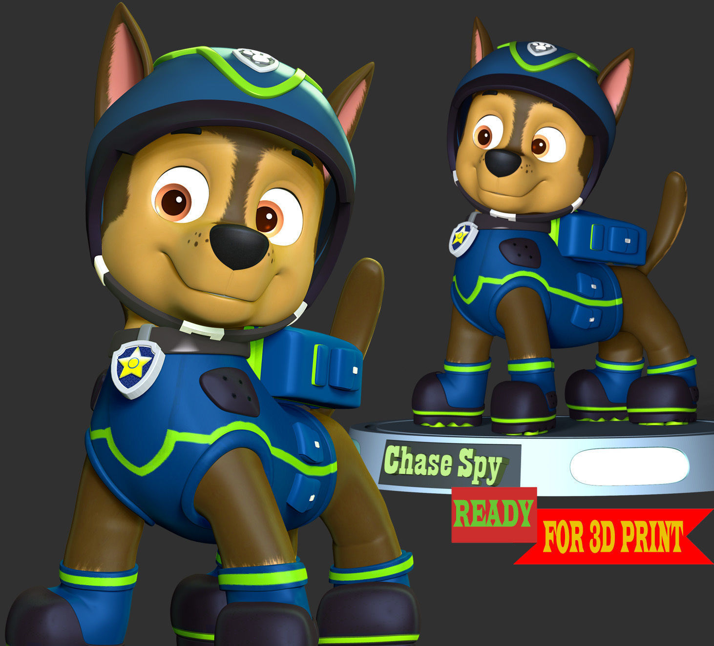 Chase Spy 3D print model_1