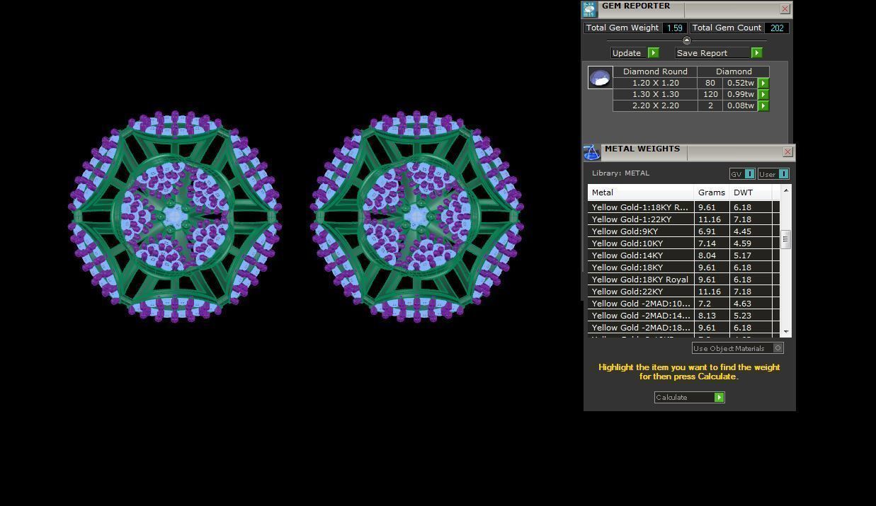 Women Stud Earrings 3dm STL OBJ FBX Renders Details 3D print model_4