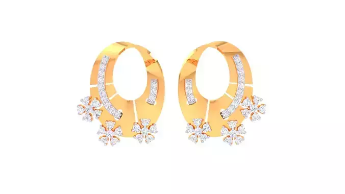 Women Stud Earrings 3dm STL OBJ FBX Renders Details 3D print model Women Stud Earrings 3dm STL OBJ FBX Renders Details 3D print model