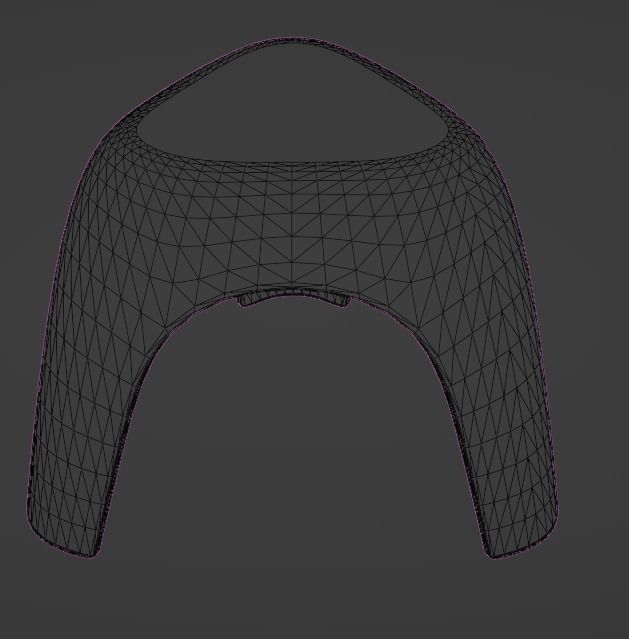 Cuttie Stool Low-poly 3D model_14