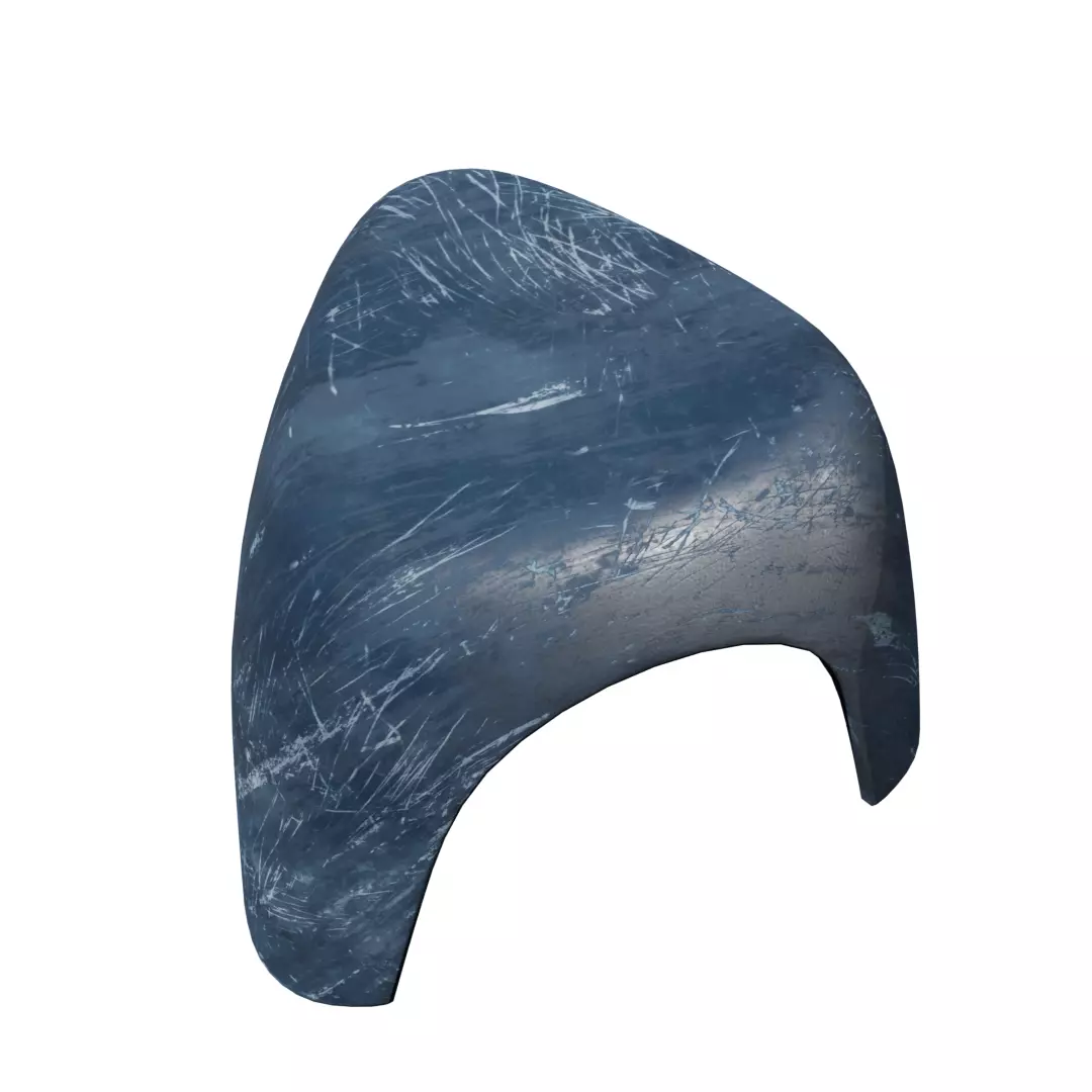 Cuttie Stool Low-poly 3D model_0