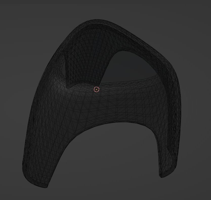 Cuttie Stool Low-poly 3D model_13