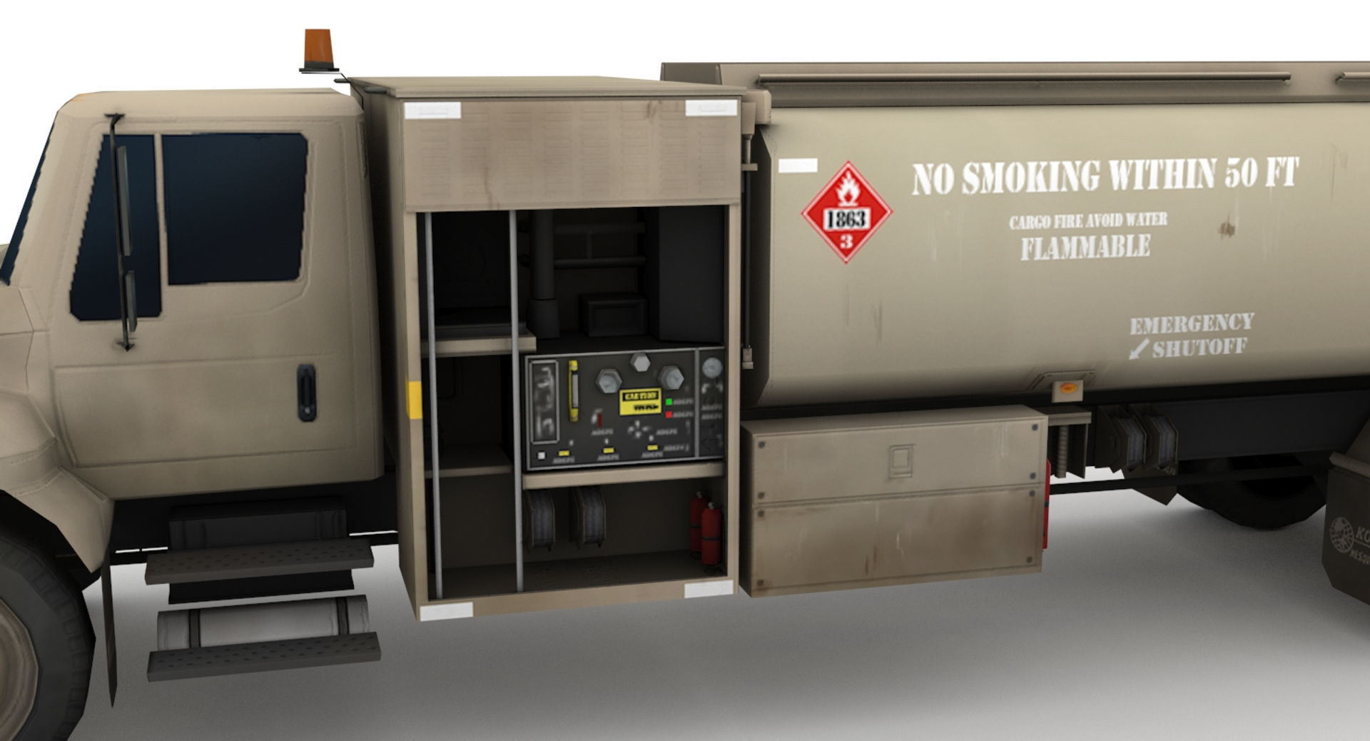 Kovatch R11 Refueler Low-poly 3D model_8