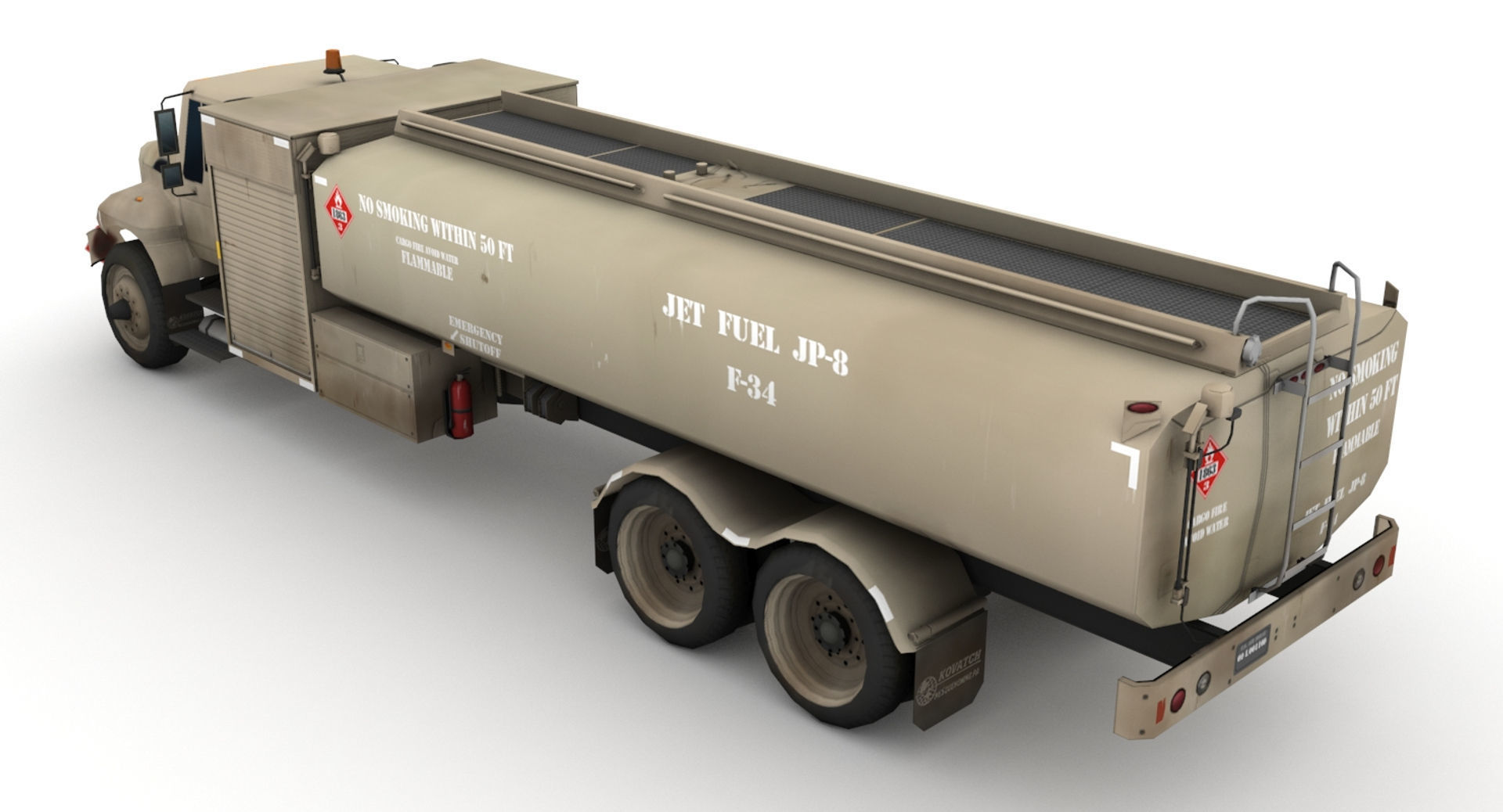 Kovatch R11 Refueler Low-poly 3D model_2