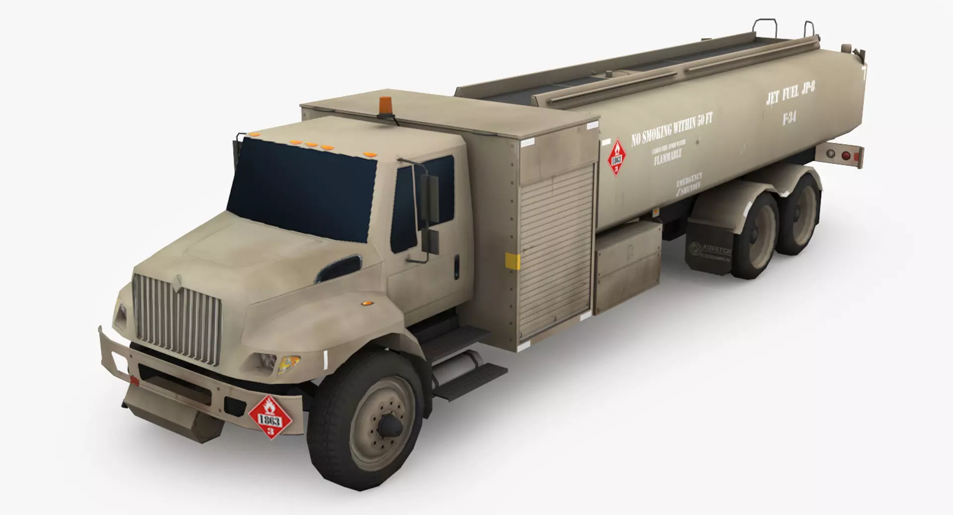 Kovatch R11 Refueler Low-poly 3D model_0