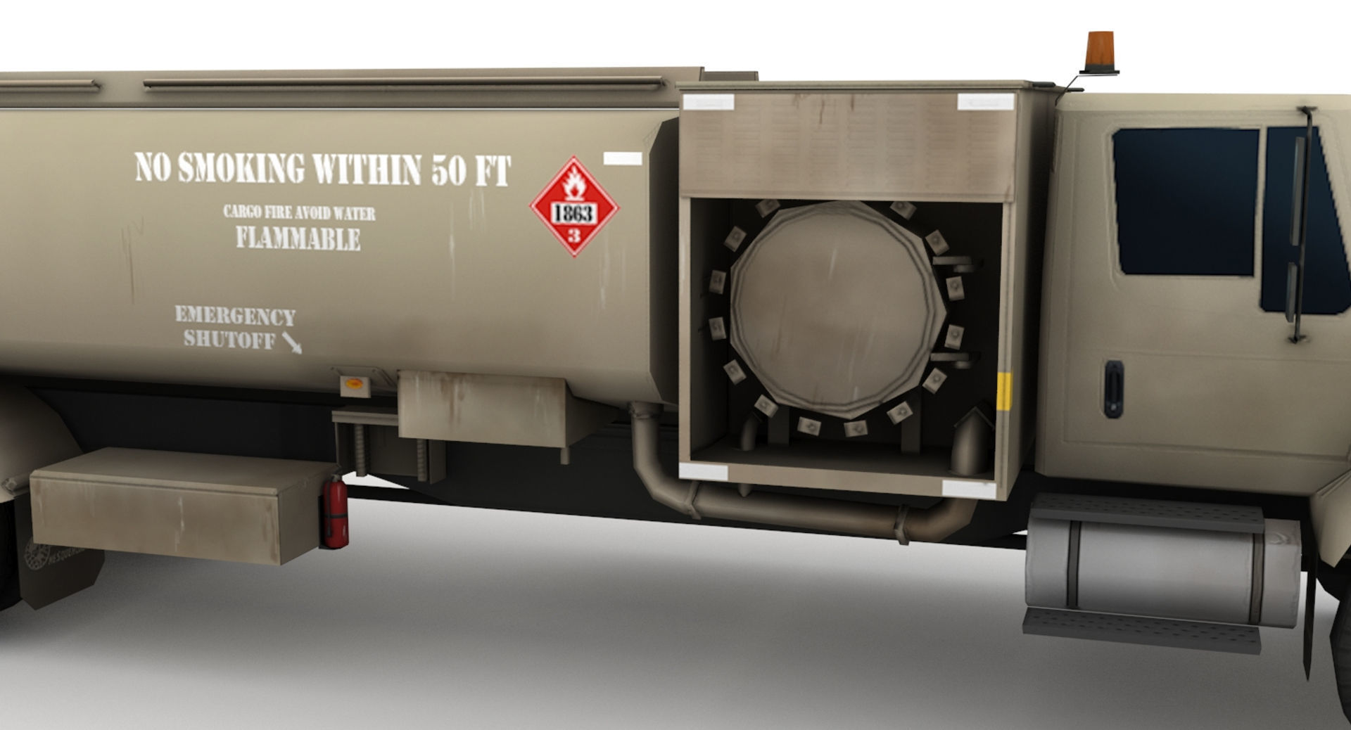 Kovatch R11 Refueler Low-poly 3D model_7