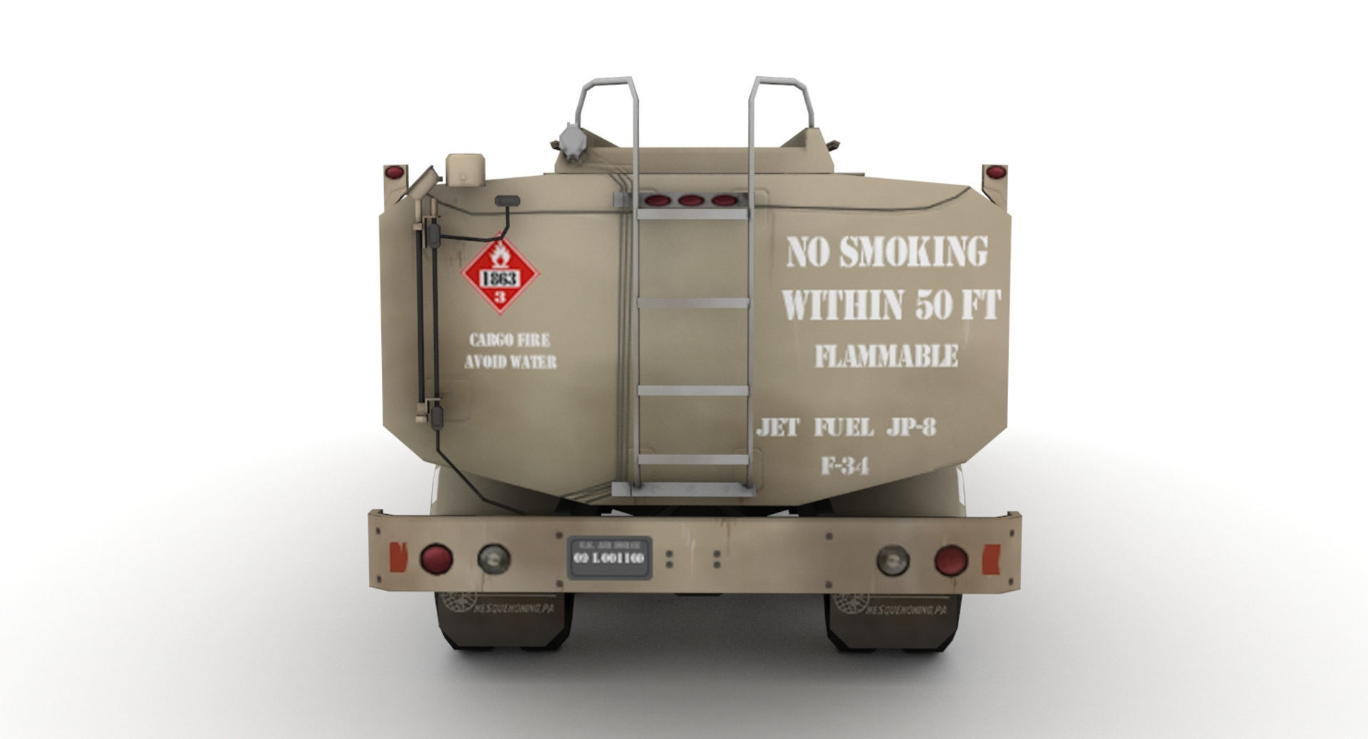Kovatch R11 Refueler Low-poly 3D model_5