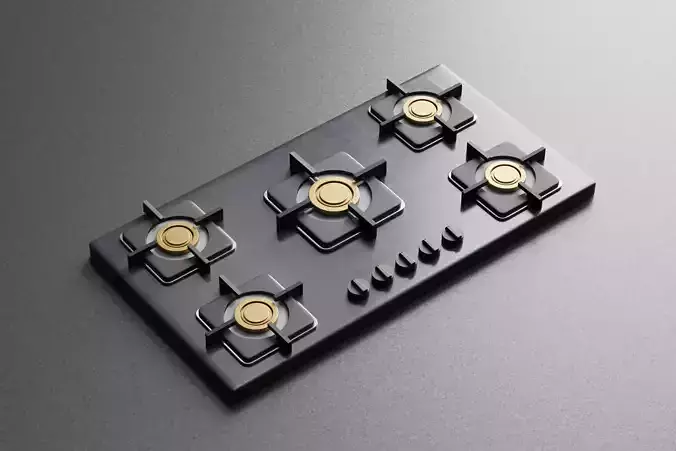 Five Burner Gas Cooker