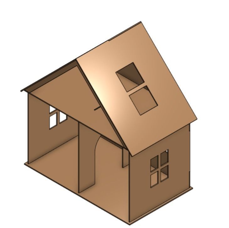 HOUSE PARTS AND DRAWING FILE INCLUDED 3D print model_3