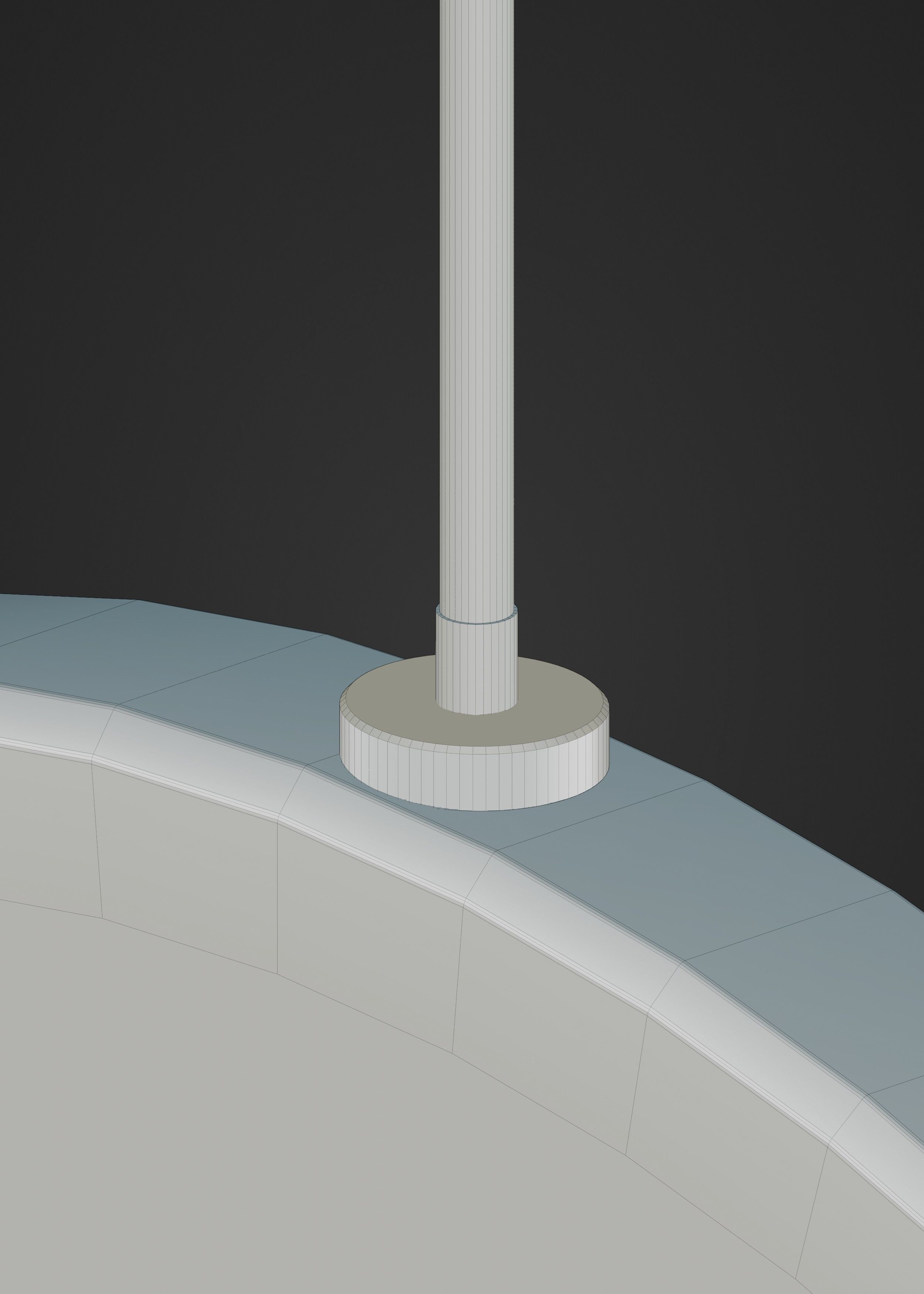 Eclipse lamp 3d model Low-poly 3D model_6