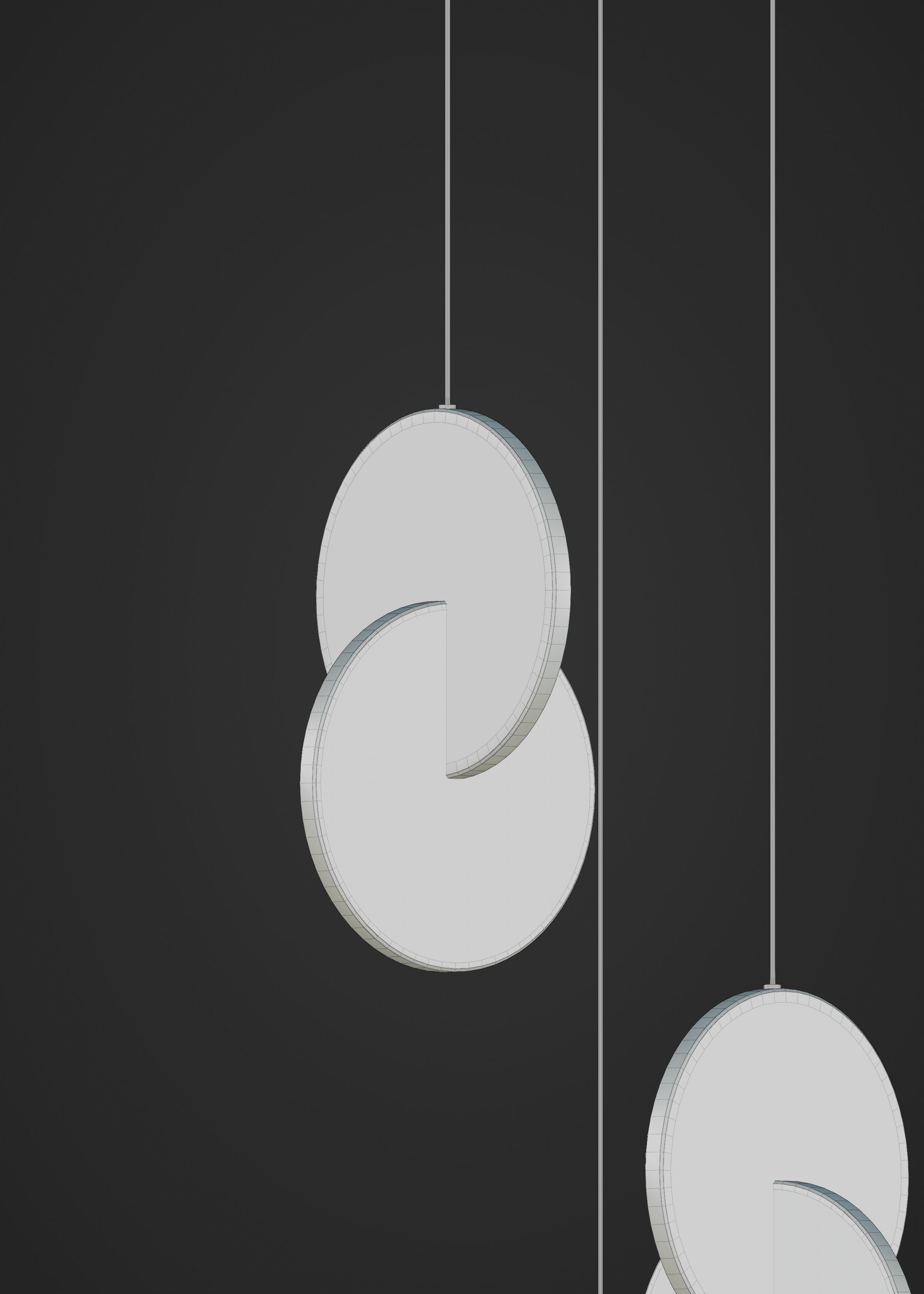 Eclipse lamp 3d model Low-poly 3D model_5