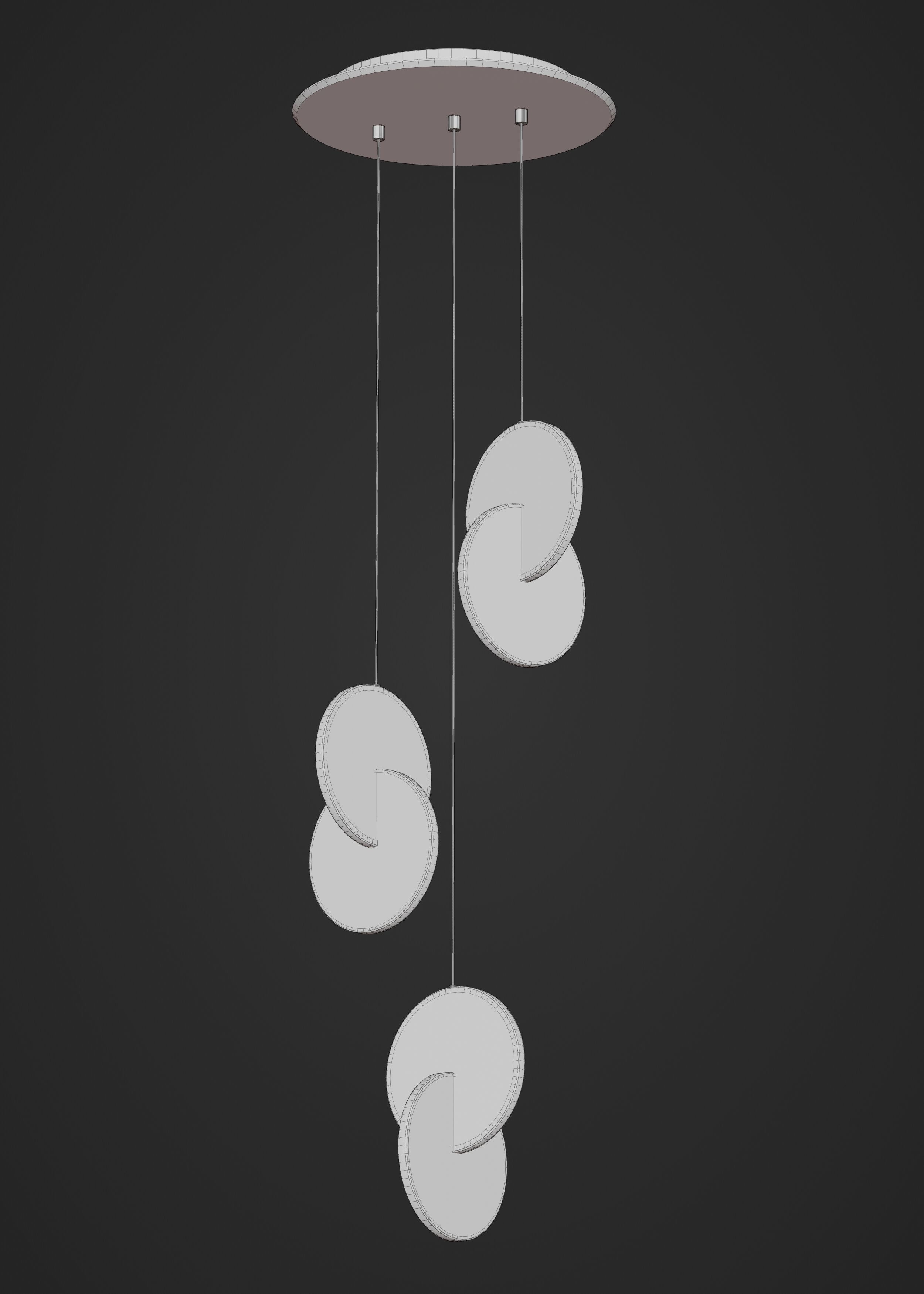 Eclipse lamp 3d model Low-poly 3D model_4