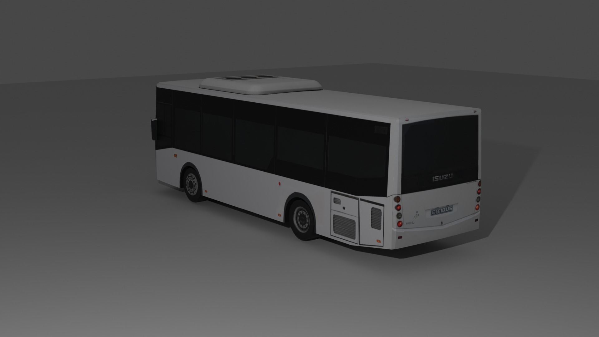 Isuzu Citibus Low Poly Model  Low-poly 3D model_2