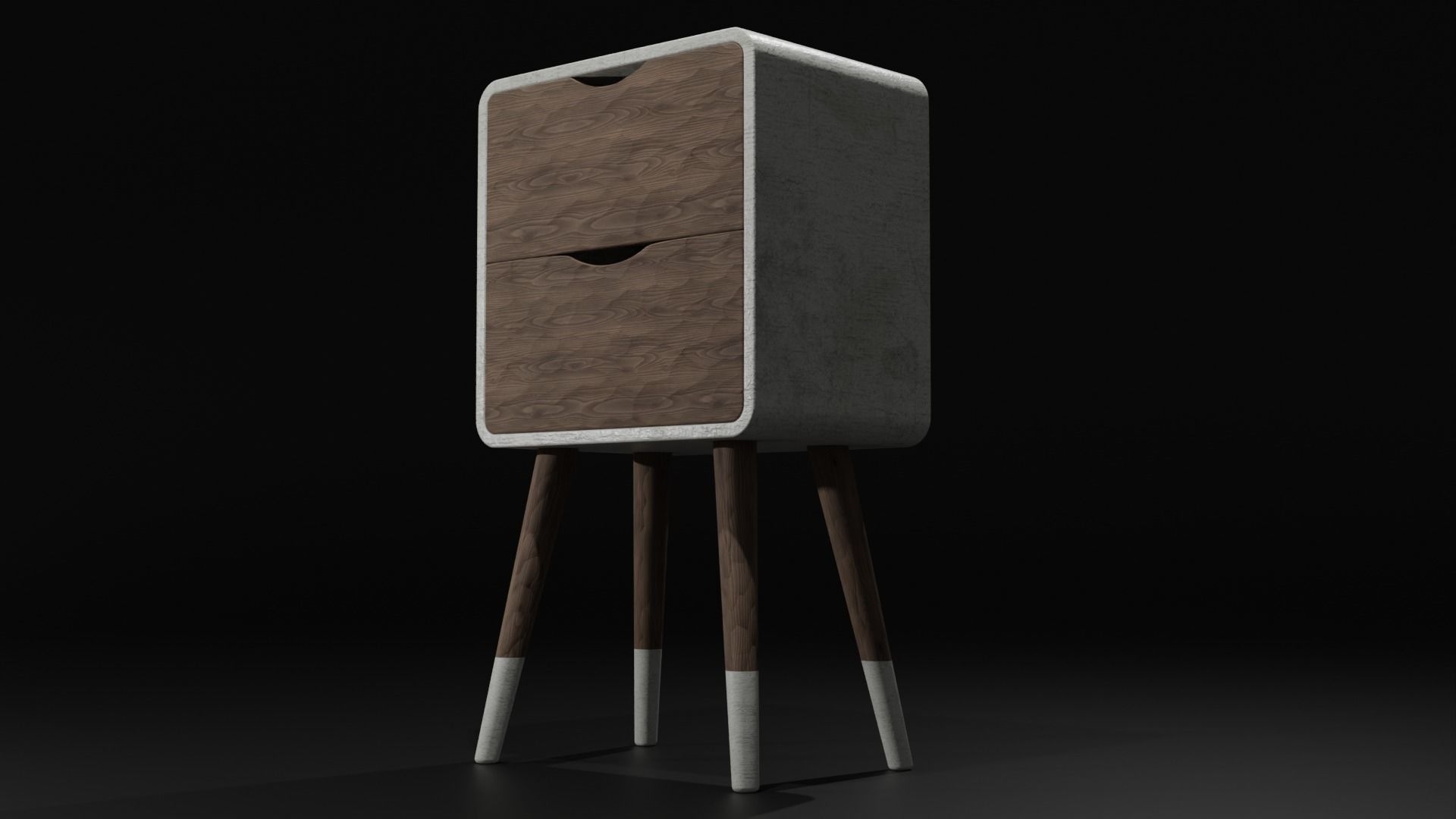 Modern Drawer 3D model_3