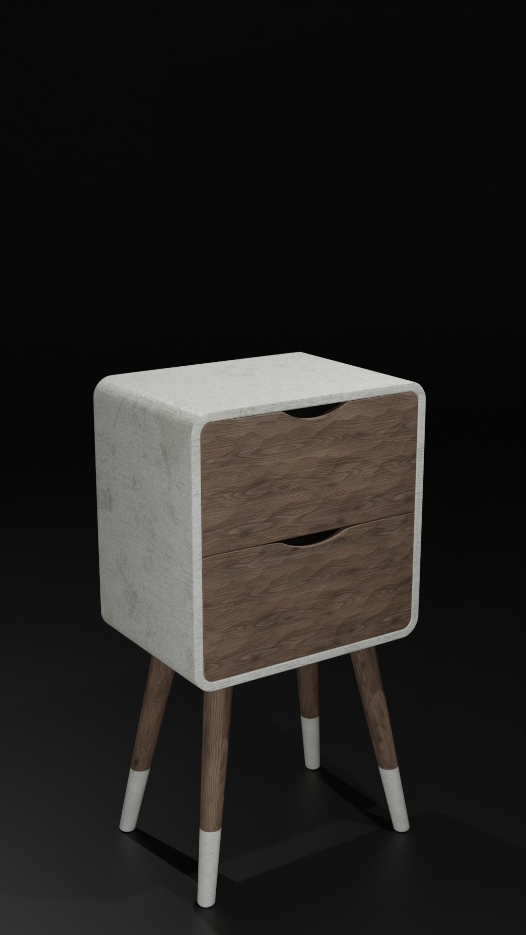 Modern Drawer 3D model_7