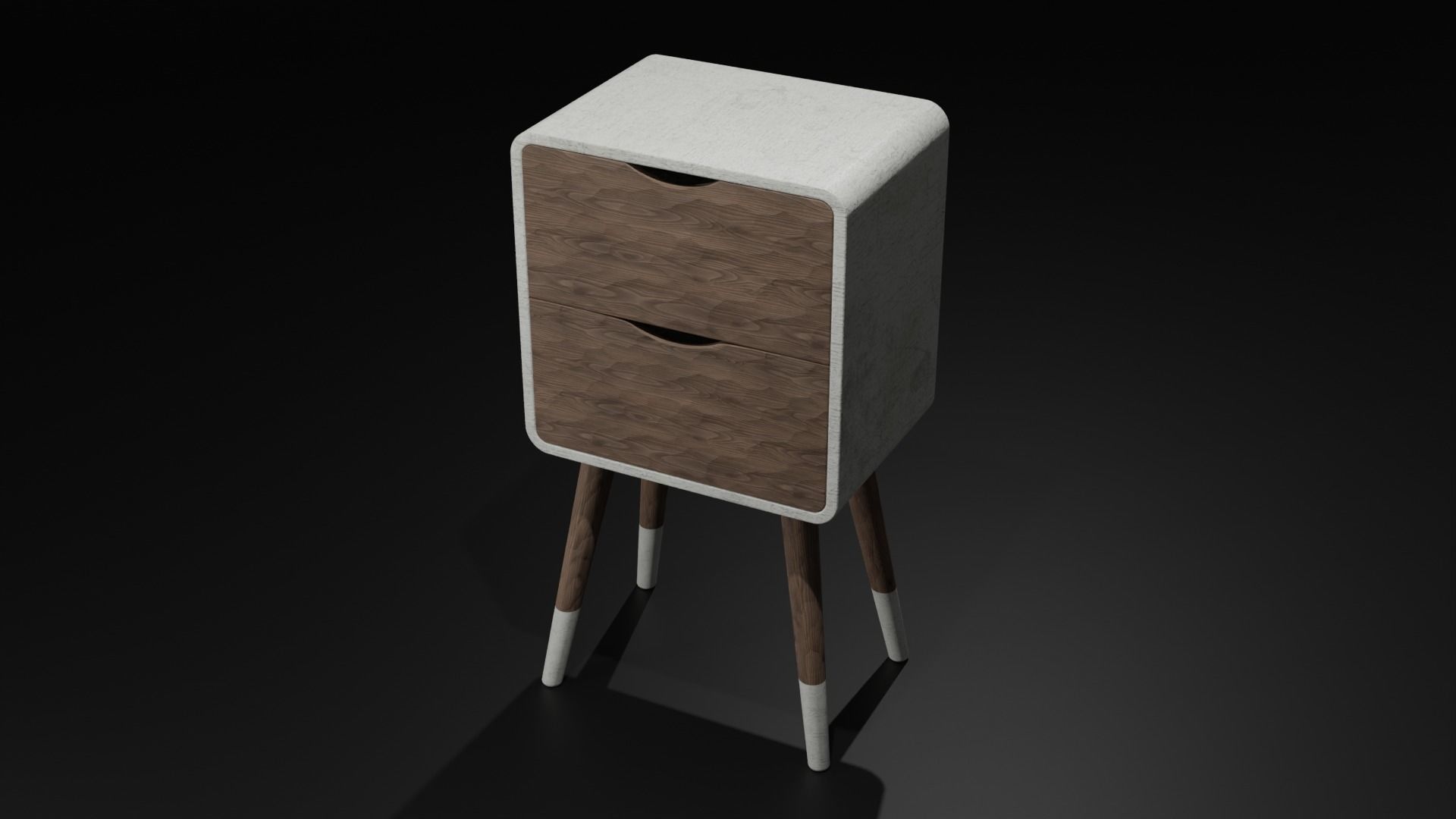 Modern Drawer 3D model_2
