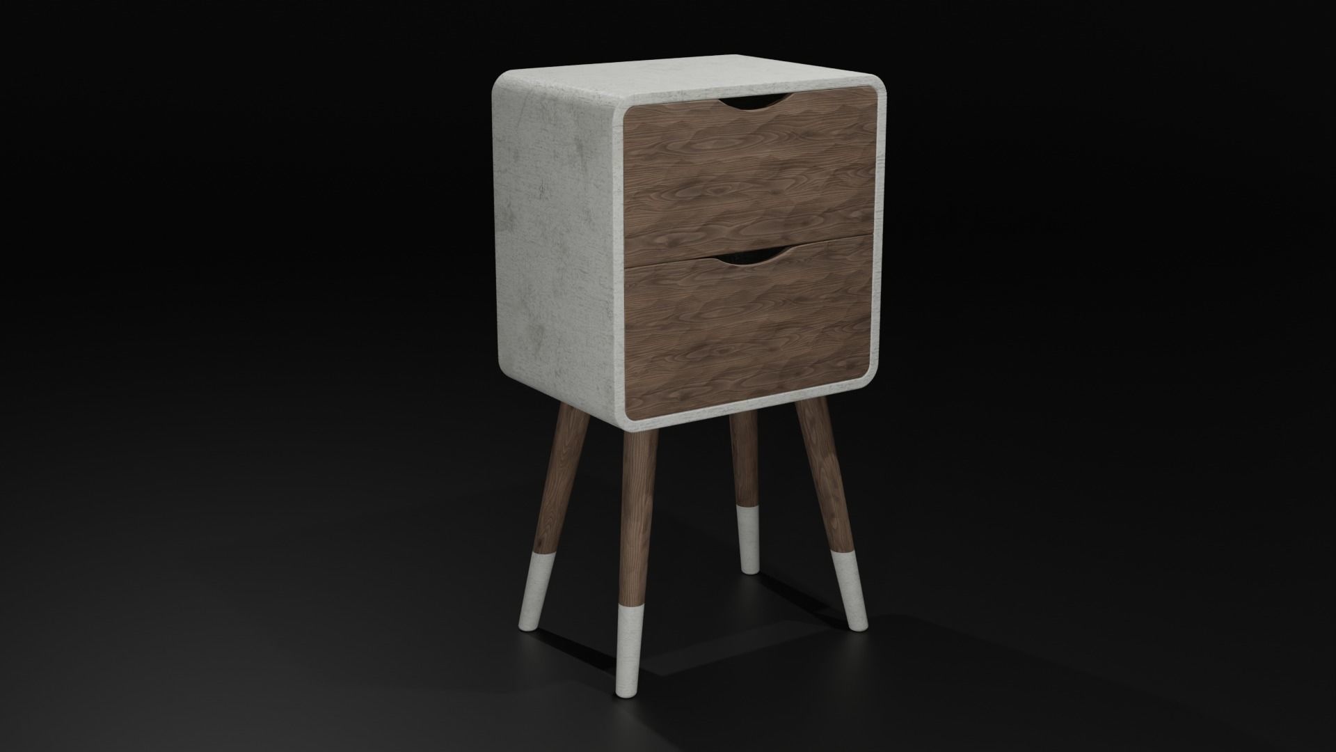 Modern Drawer 3D model_1