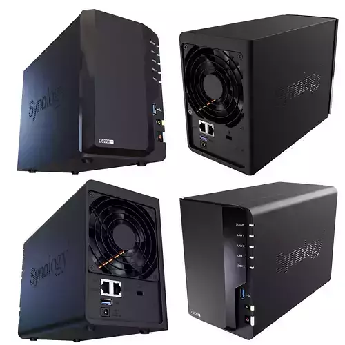 SYNOLOGY NAS DS220 3D model