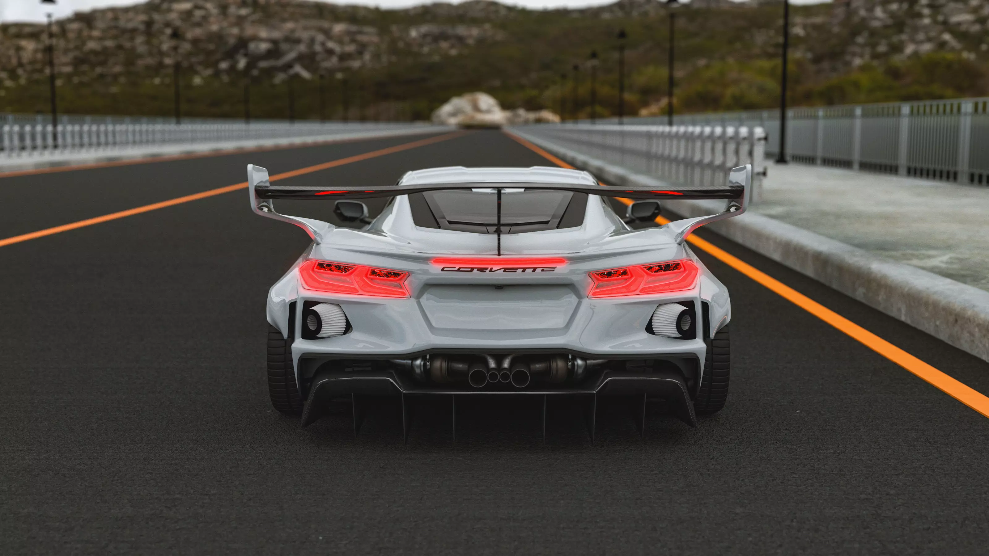 Wide Body C8 Corvette 3D model