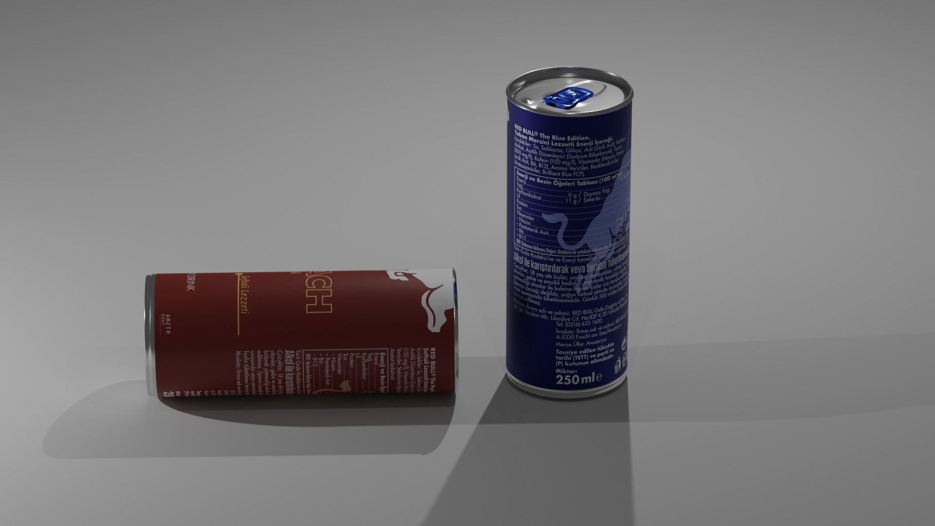 Redbull Blue Edition and Peach Edition  3D model_3