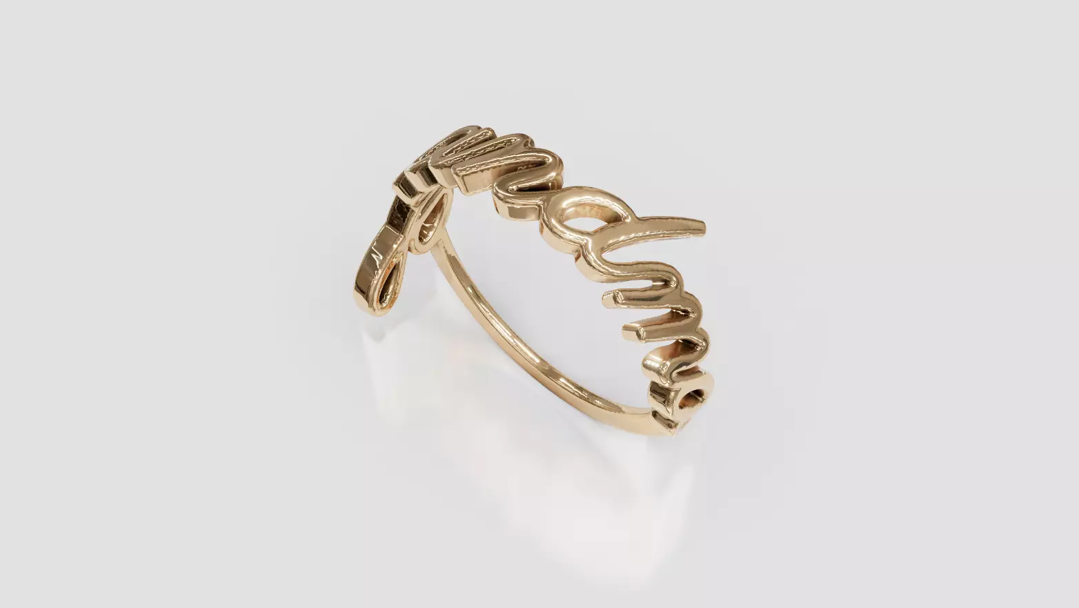 Grandma ring jewelry 3dprint design mini 3D print model