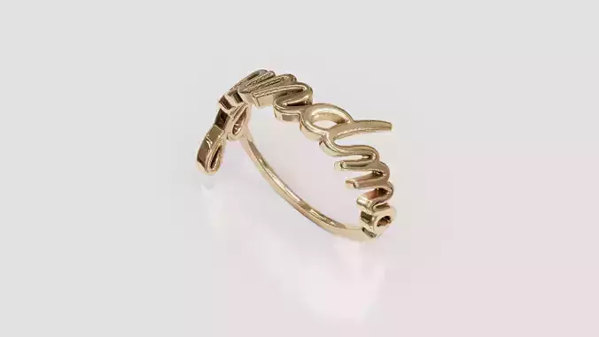 Grandma ring jewelry 3dprint design mini