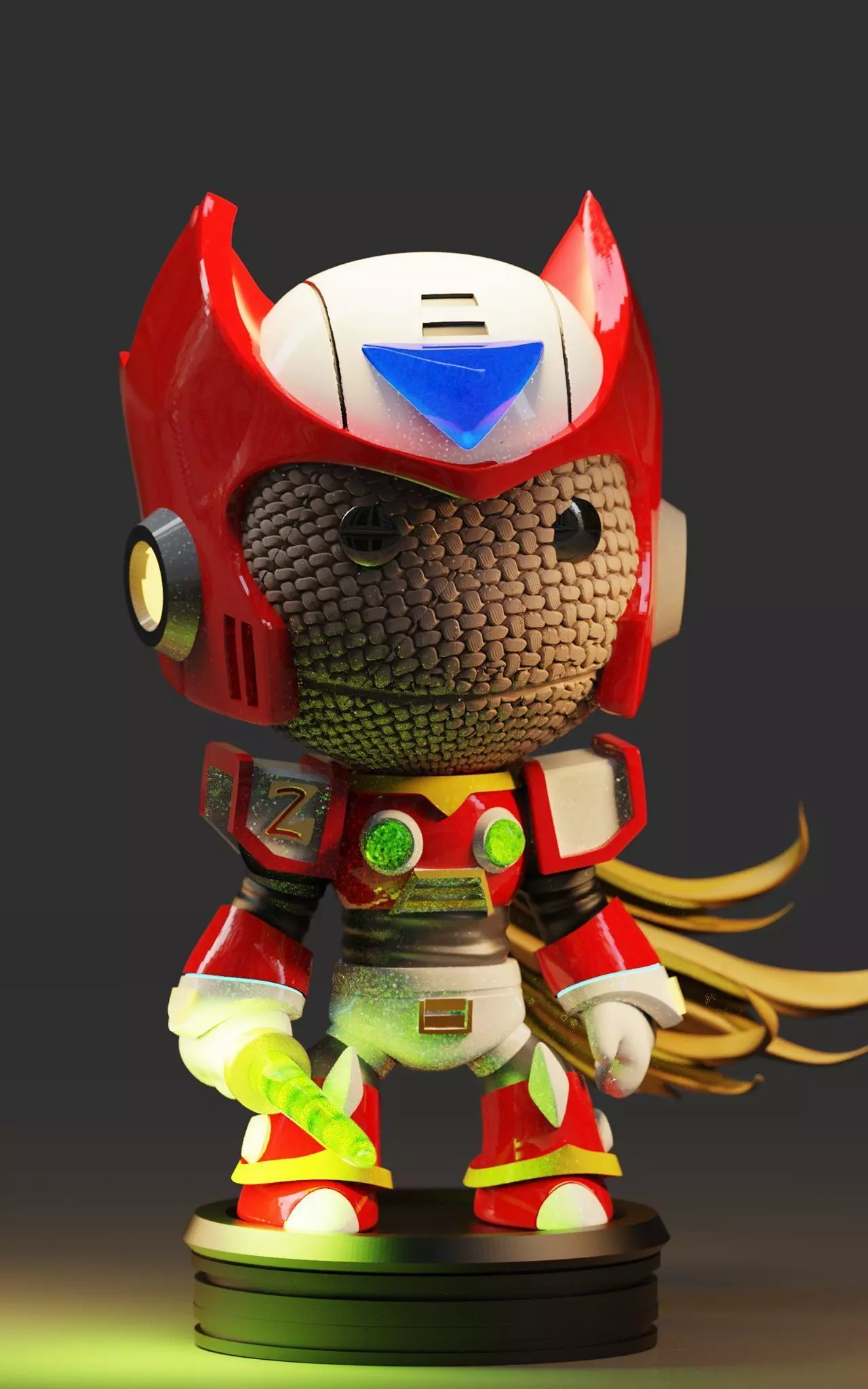 Zero from Megaman X 3D print model