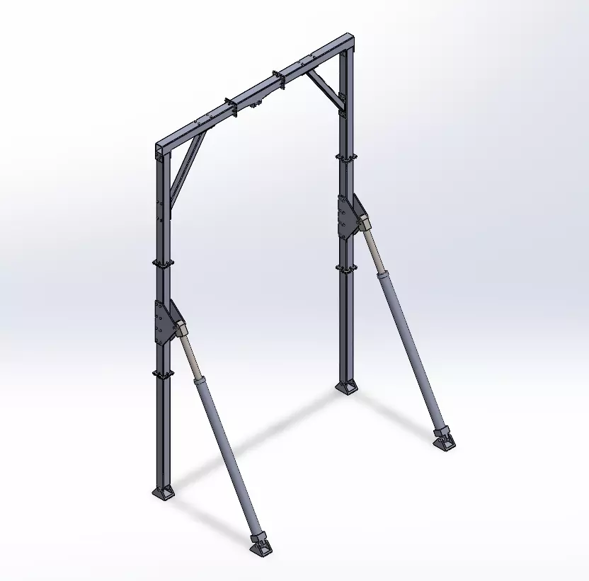 Marine Crane 3D model