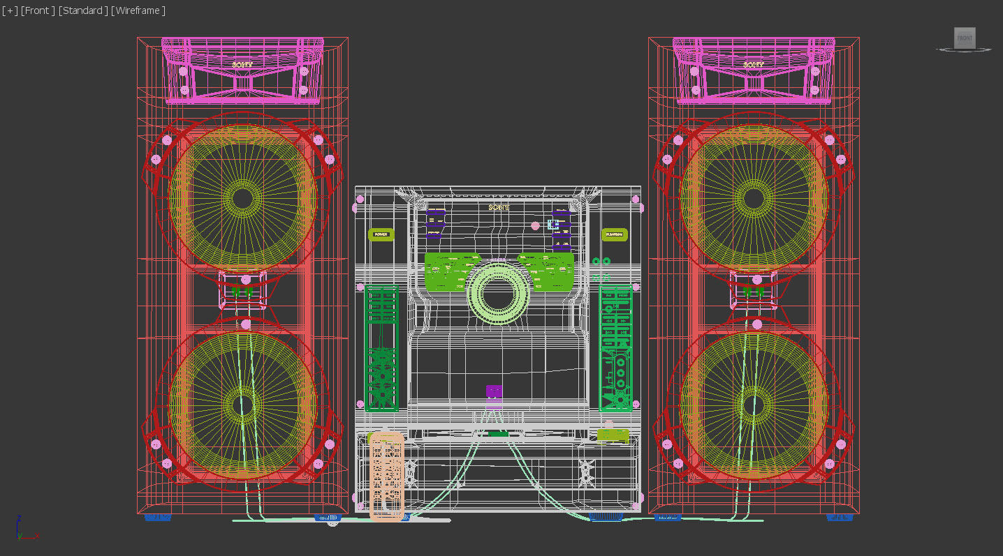 Sony lbt zx66 3D model_8