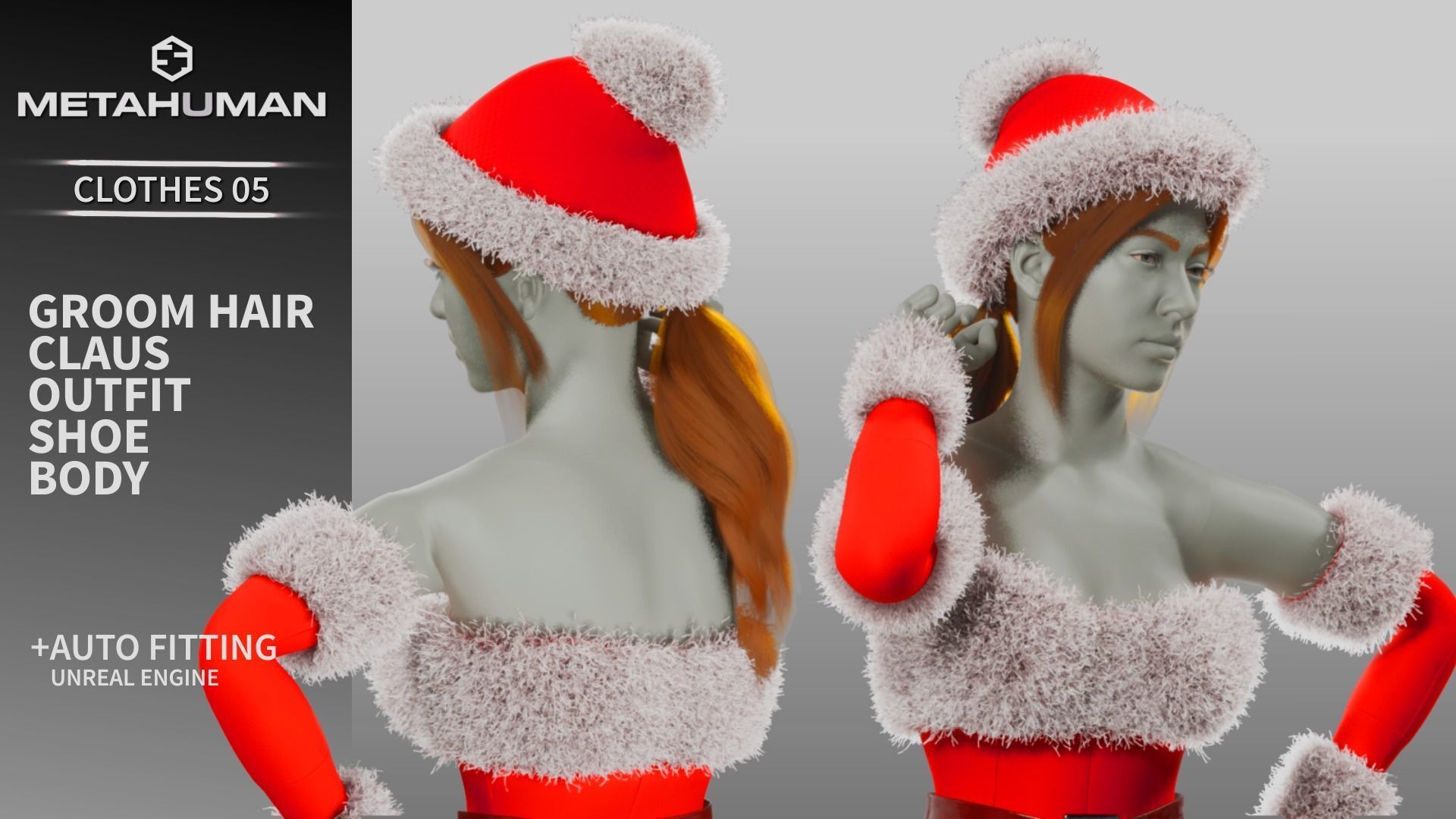 Clothes 05 For MetaHuman 3D model animated rigged | CGTrader