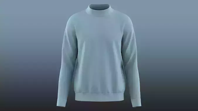 Basic Plain Adult Crewneck Sweatshirt