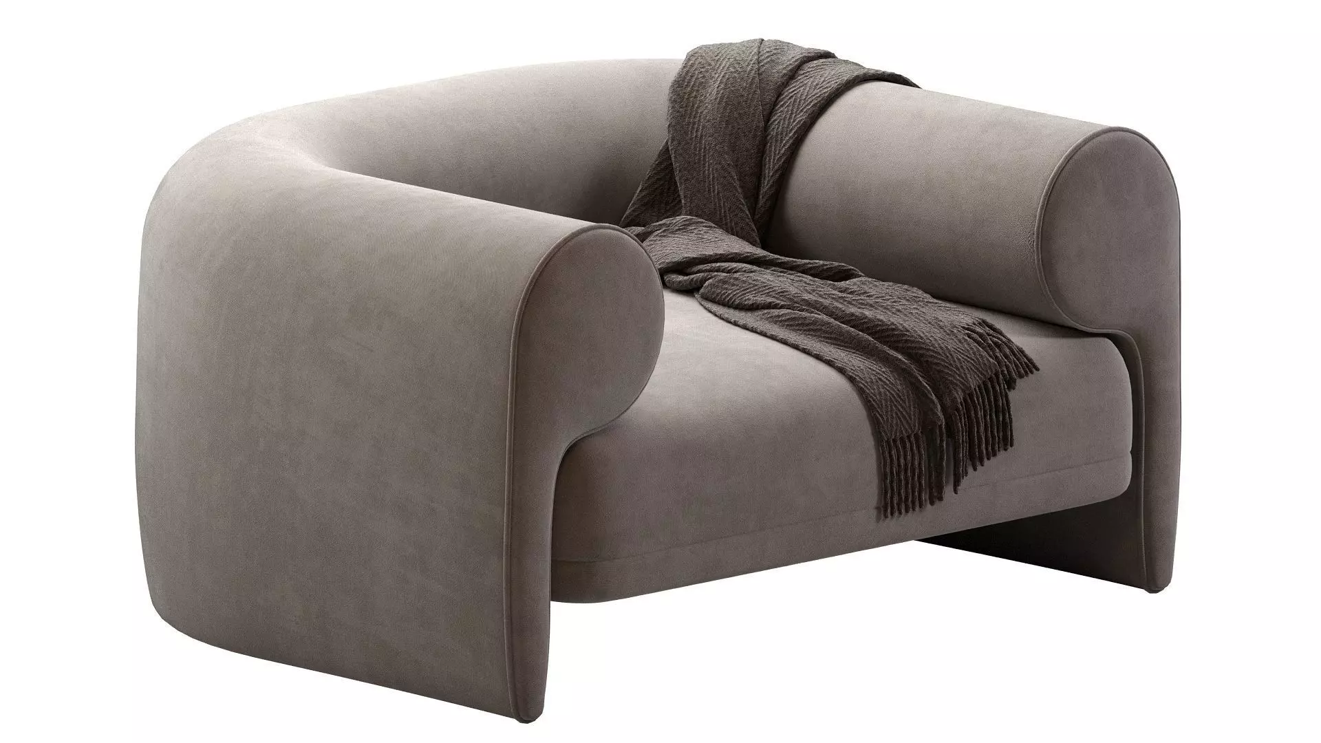 Kasba Armchair By Andrea Bonini 3D model
