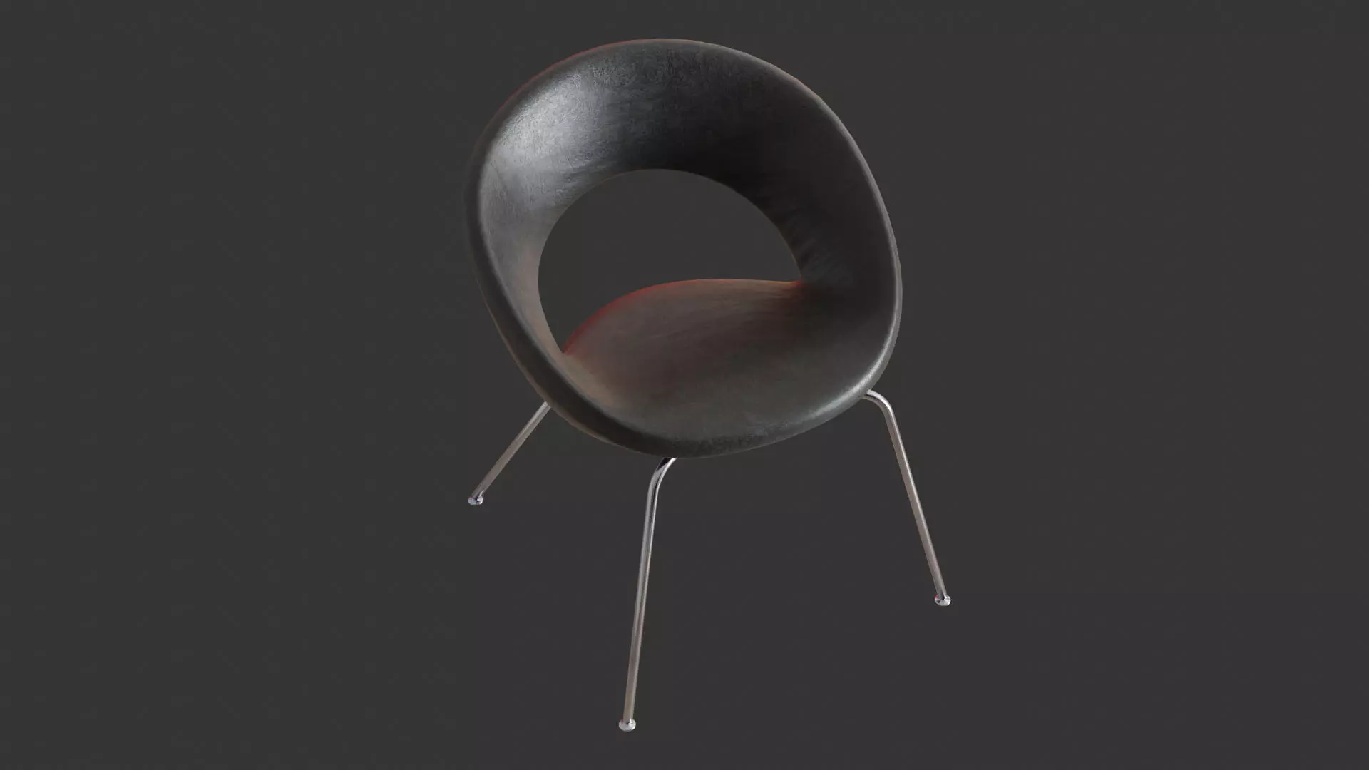 modern Leather Chair 3D model