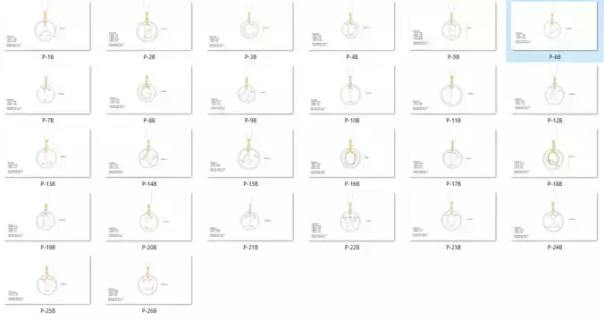 26 Alphabet letter Initials Pendants Charms