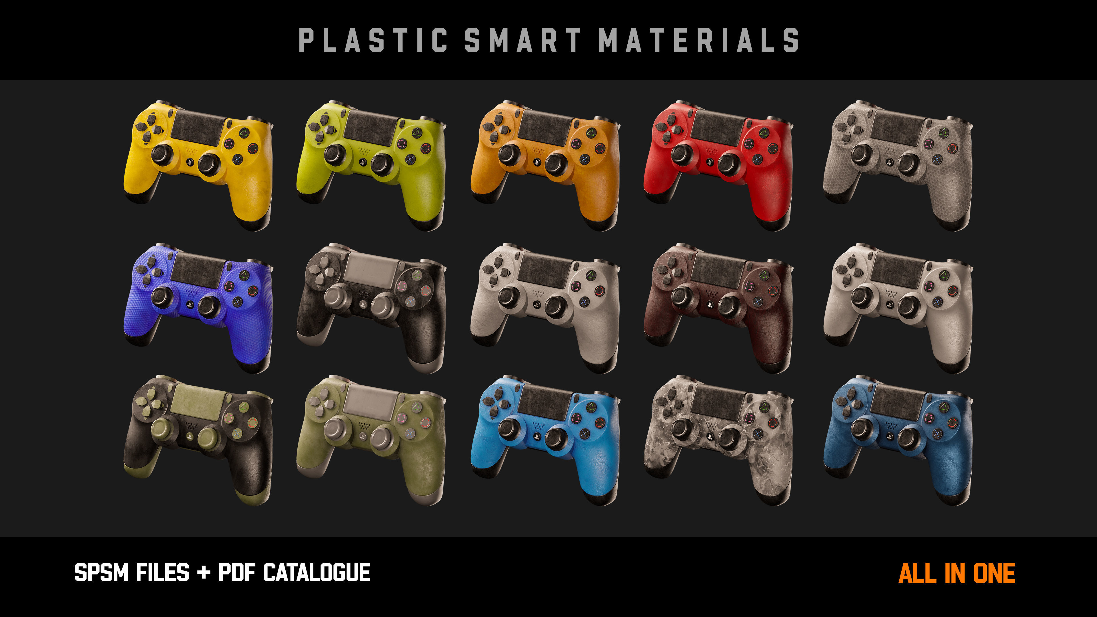 15 Plastic Smart Materials Vol 1 and Video Tutorial Texture_14