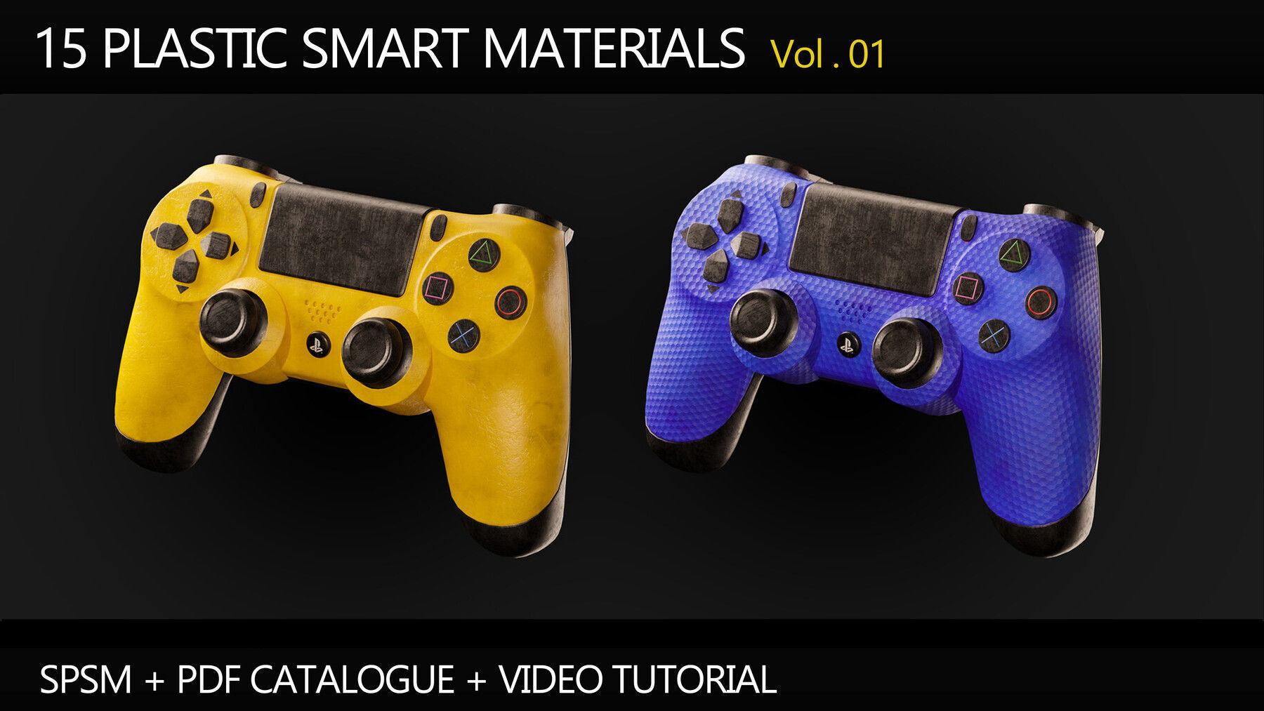 15 Plastic Smart Materials Vol 1 and Video Tutorial Texture_11