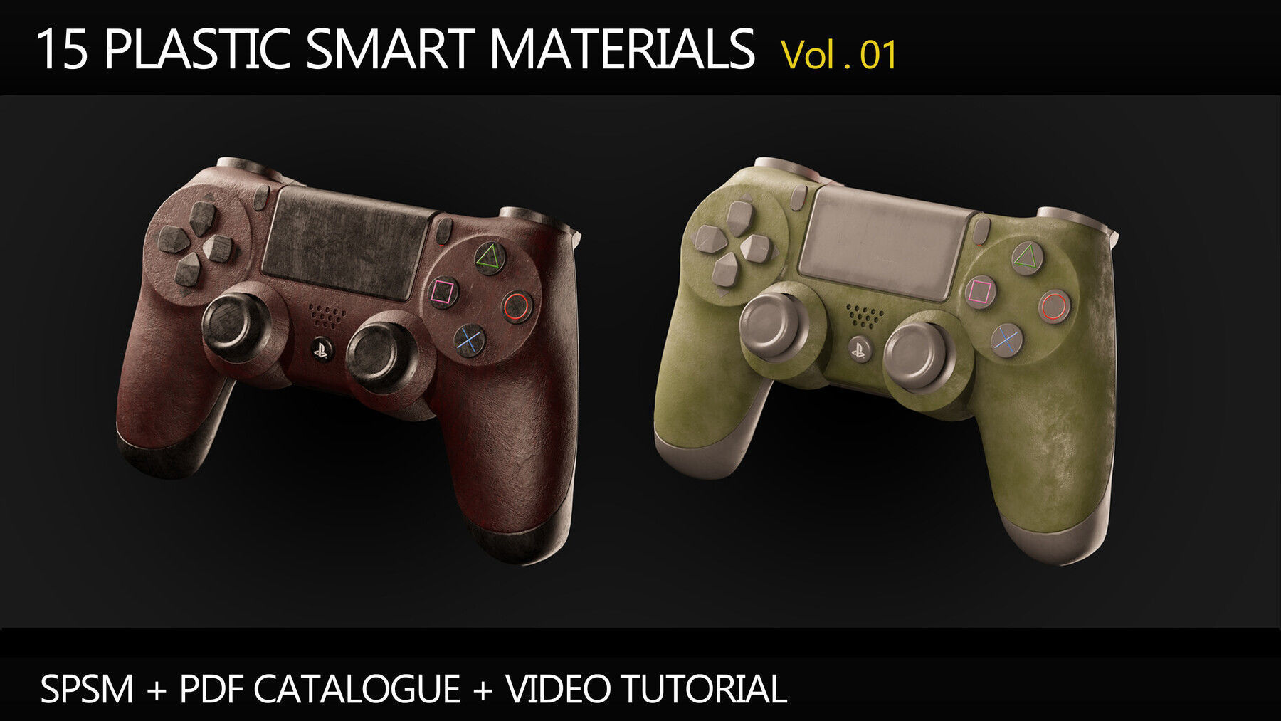 15 Plastic Smart Materials Vol 1 and Video Tutorial Texture_10
