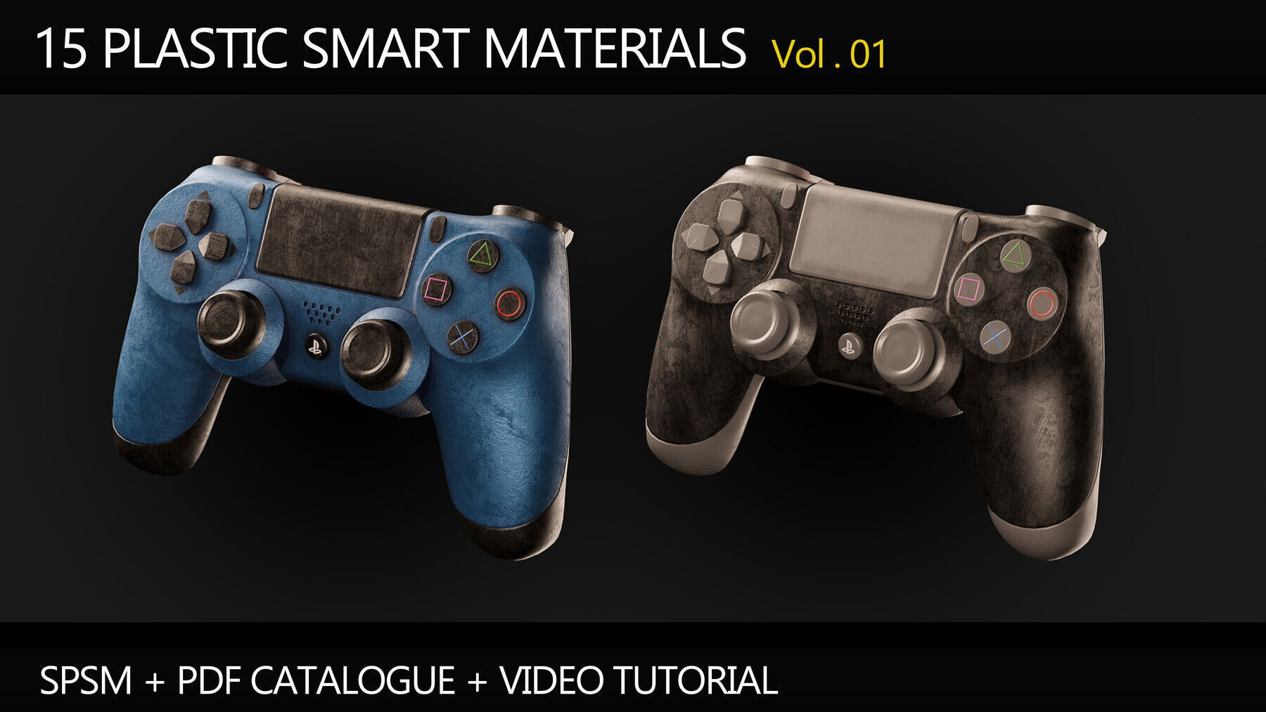 15 Plastic Smart Materials Vol 1 and Video Tutorial Texture_6