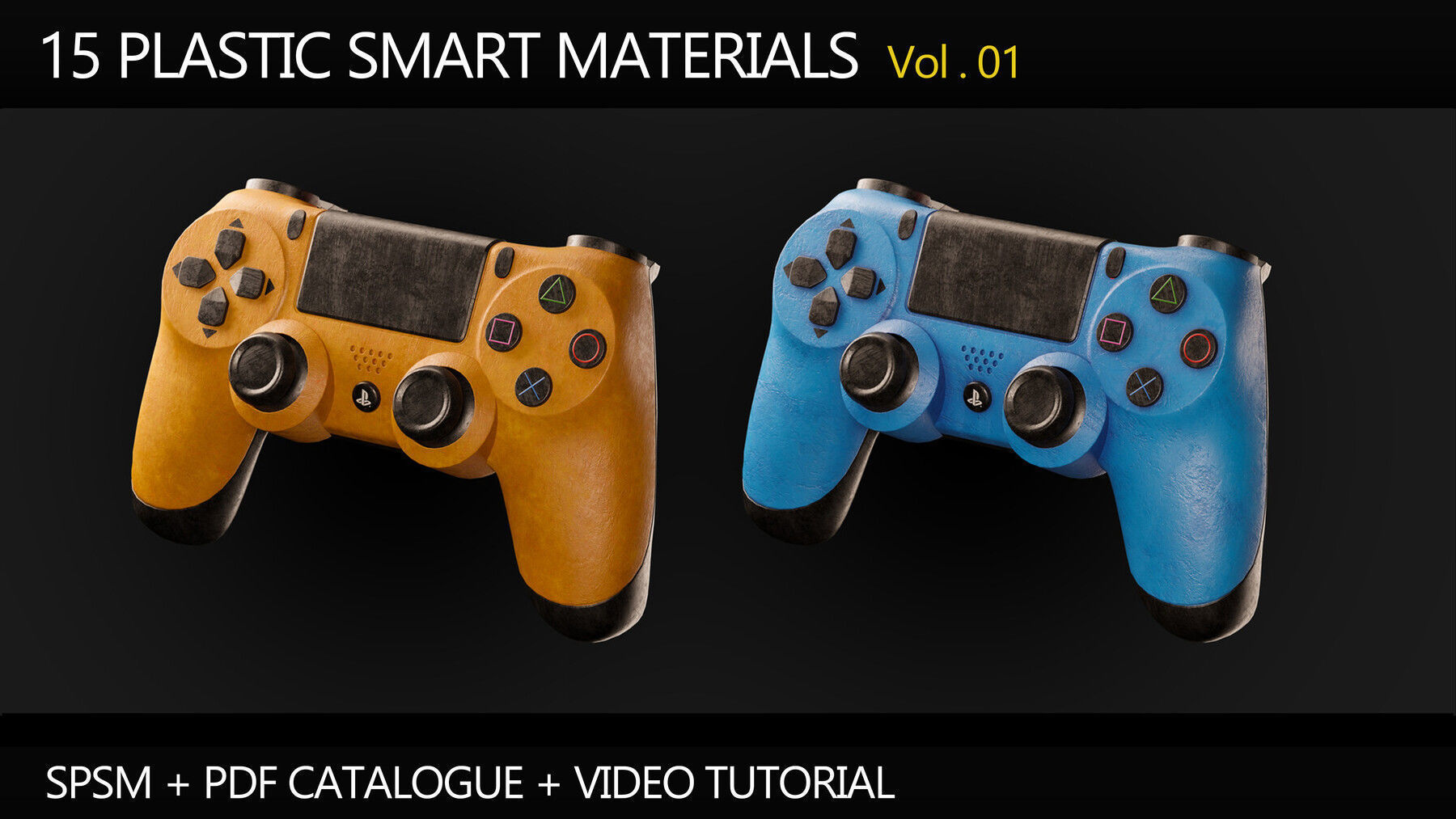 15 Plastic Smart Materials Vol 1 and Video Tutorial Texture_9