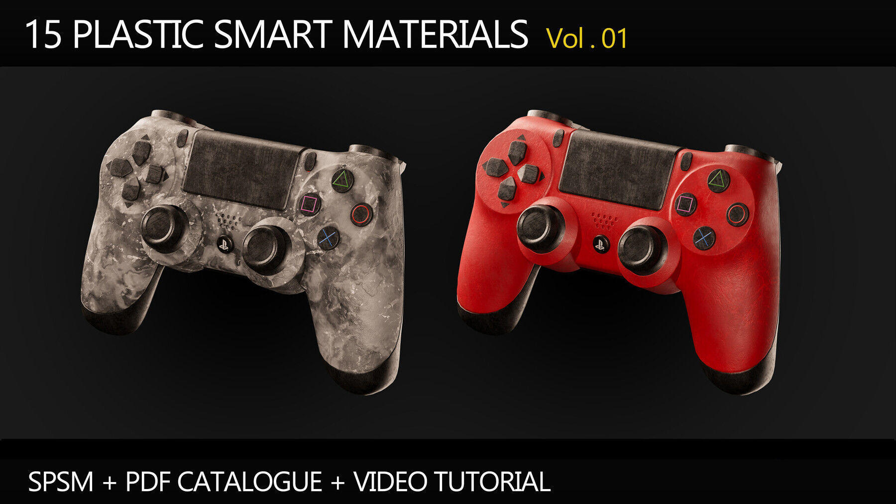 15 Plastic Smart Materials Vol 1 and Video Tutorial Texture_7