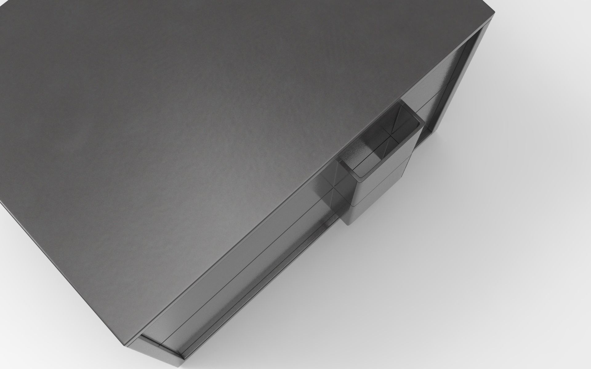 Space Sideboard Low-poly 3D model_3