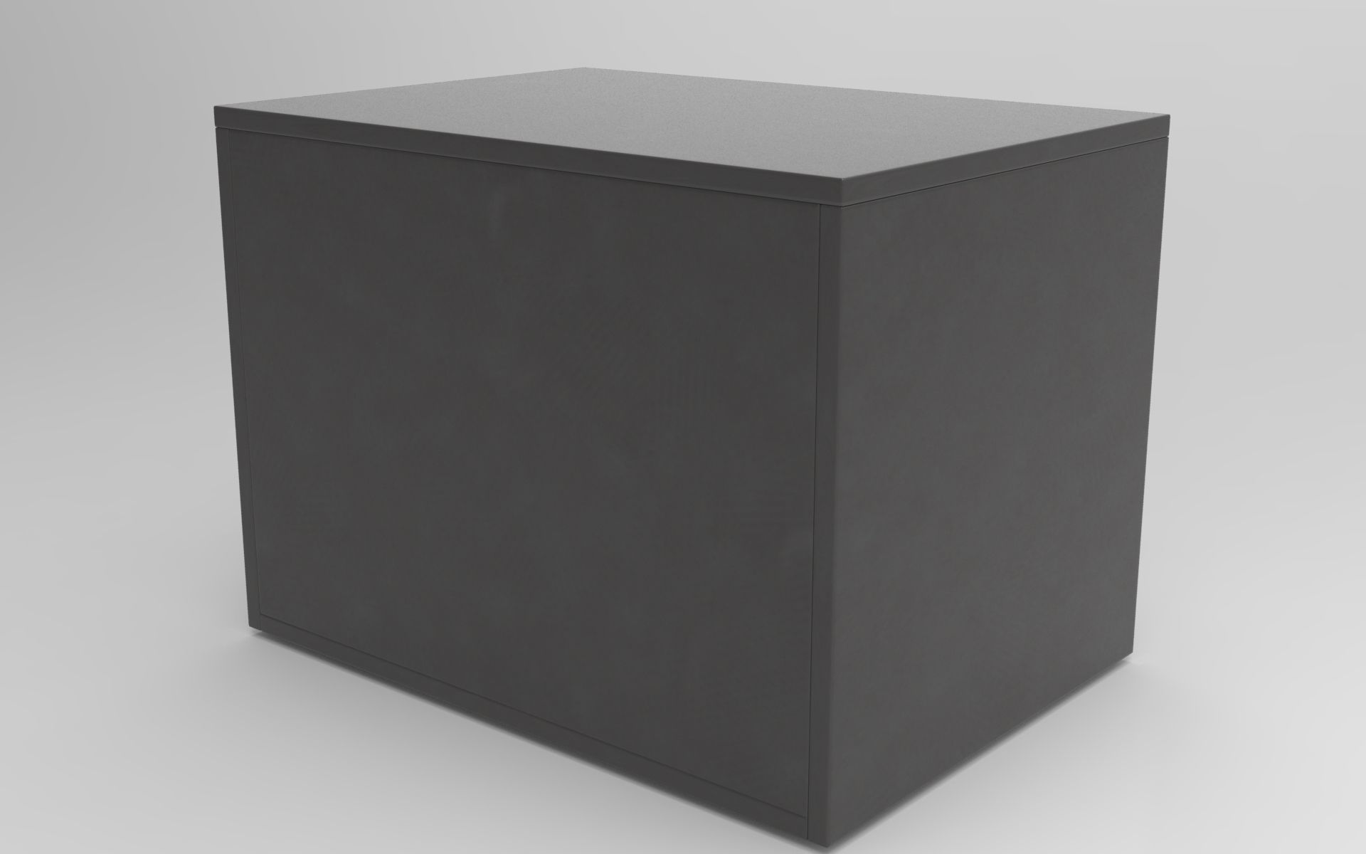 Space Sideboard Low-poly 3D model_1