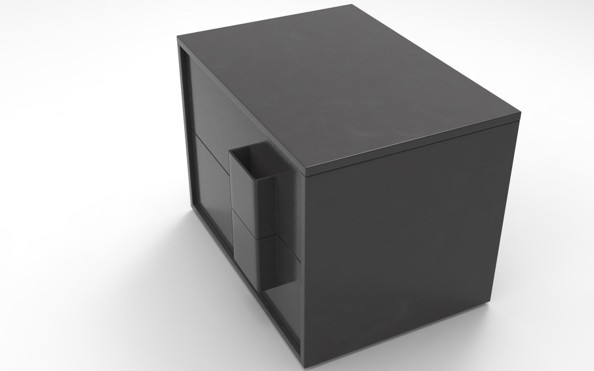 Space Sideboard Low-poly 3D model_2