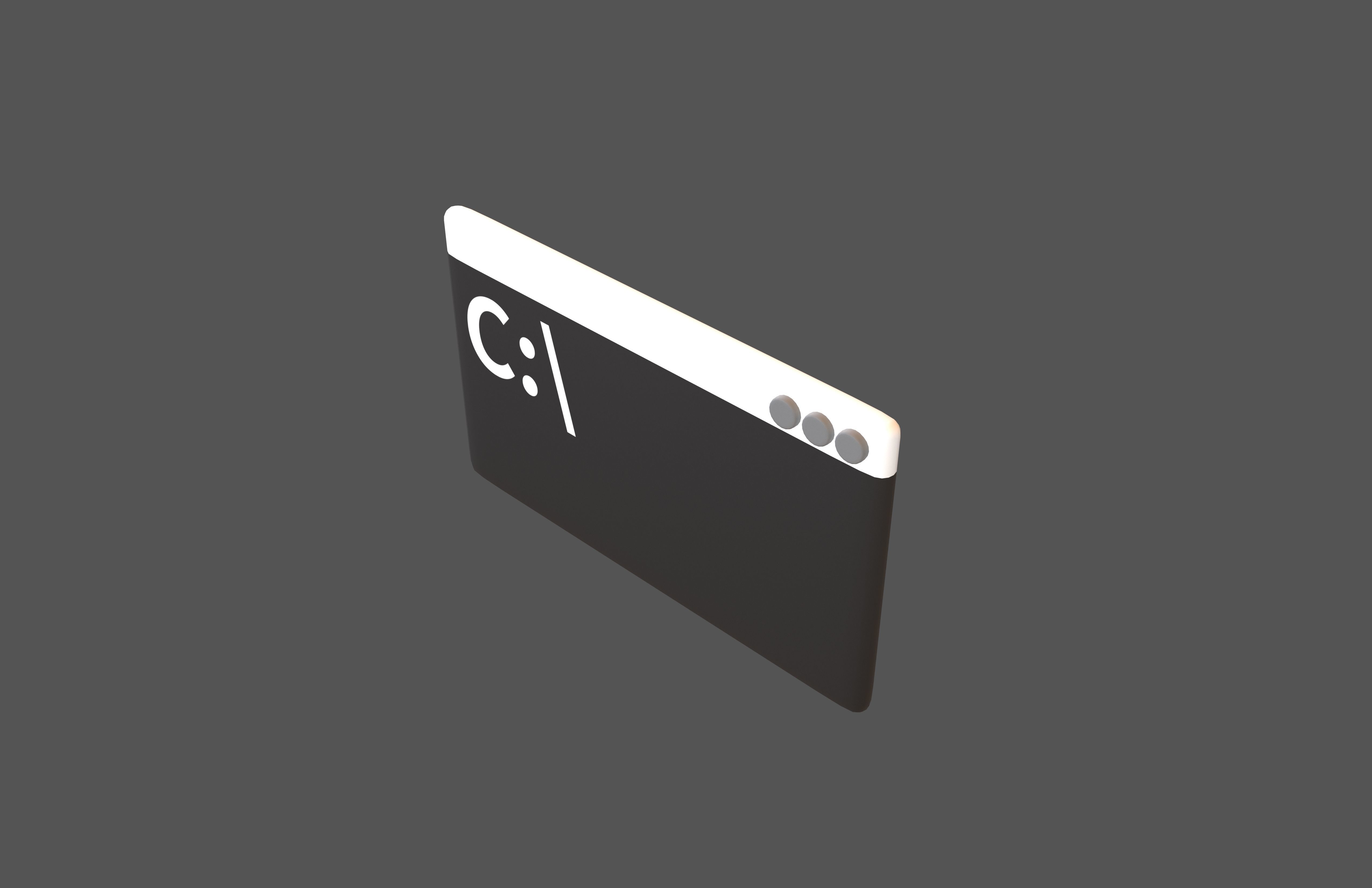 Cmd Icon V1 001 Low-poly 3D model_2