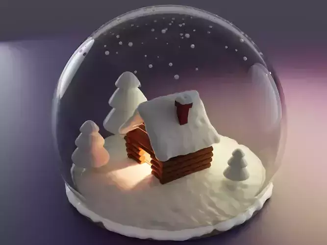 Cozy Snow Globe