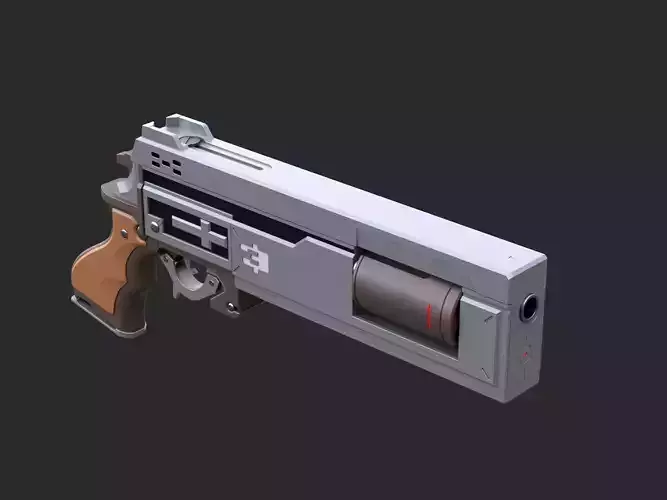 Happy Chaos pistol - Guilty Gear Strive 3D print model