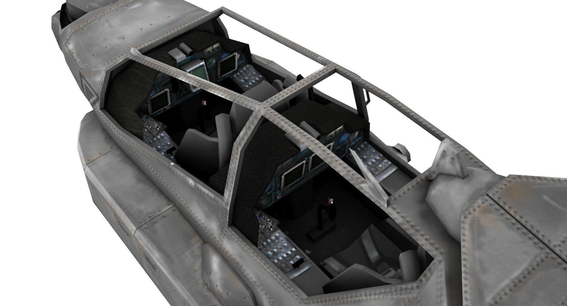 Apache AH-64D Longbow Low-poly 3D model_9